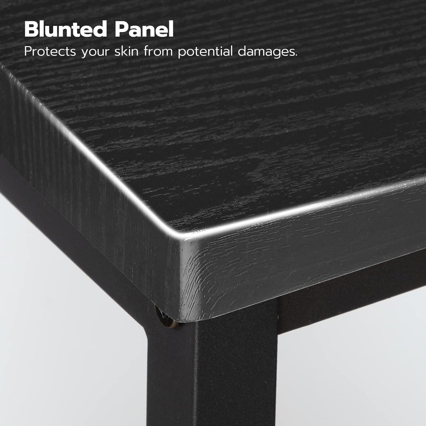 HOOBRO Bar Stools, Set of 2 Bar Chairs, 23.6 Inch Saddle Stools, Kitchen Counter Stools with Footrests, Industrial for Dining Room, Kitchen, Counter, Black BB02MD01