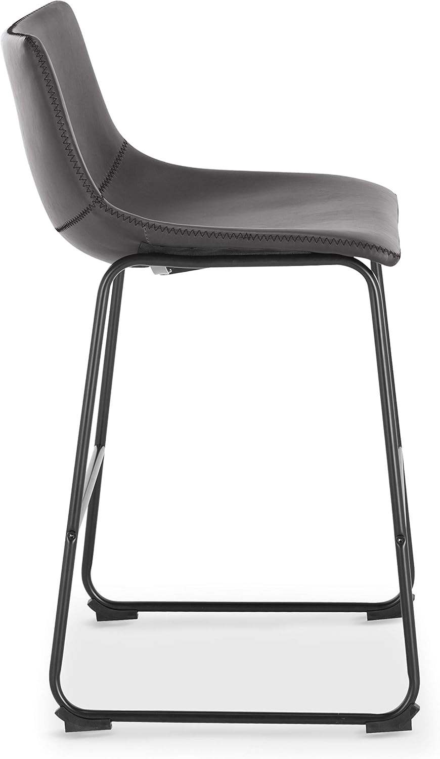 EdgeMod Brinley Counter Stool in Grey (Set of 3)