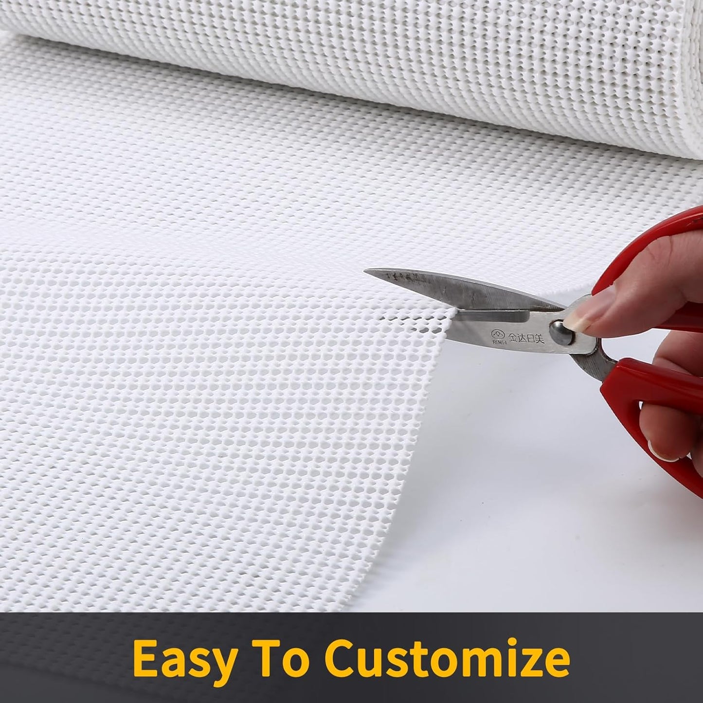 iwtmm Drawer Shelf and Cabinet Liners Non-Adhesive Extra Strong Grip - Keep Items in Place for Kitchen, Bathroom, Office & Wardrobe, Heavy Duty Anti-Slip Liners for Cabinets, Cupboards, Drawers