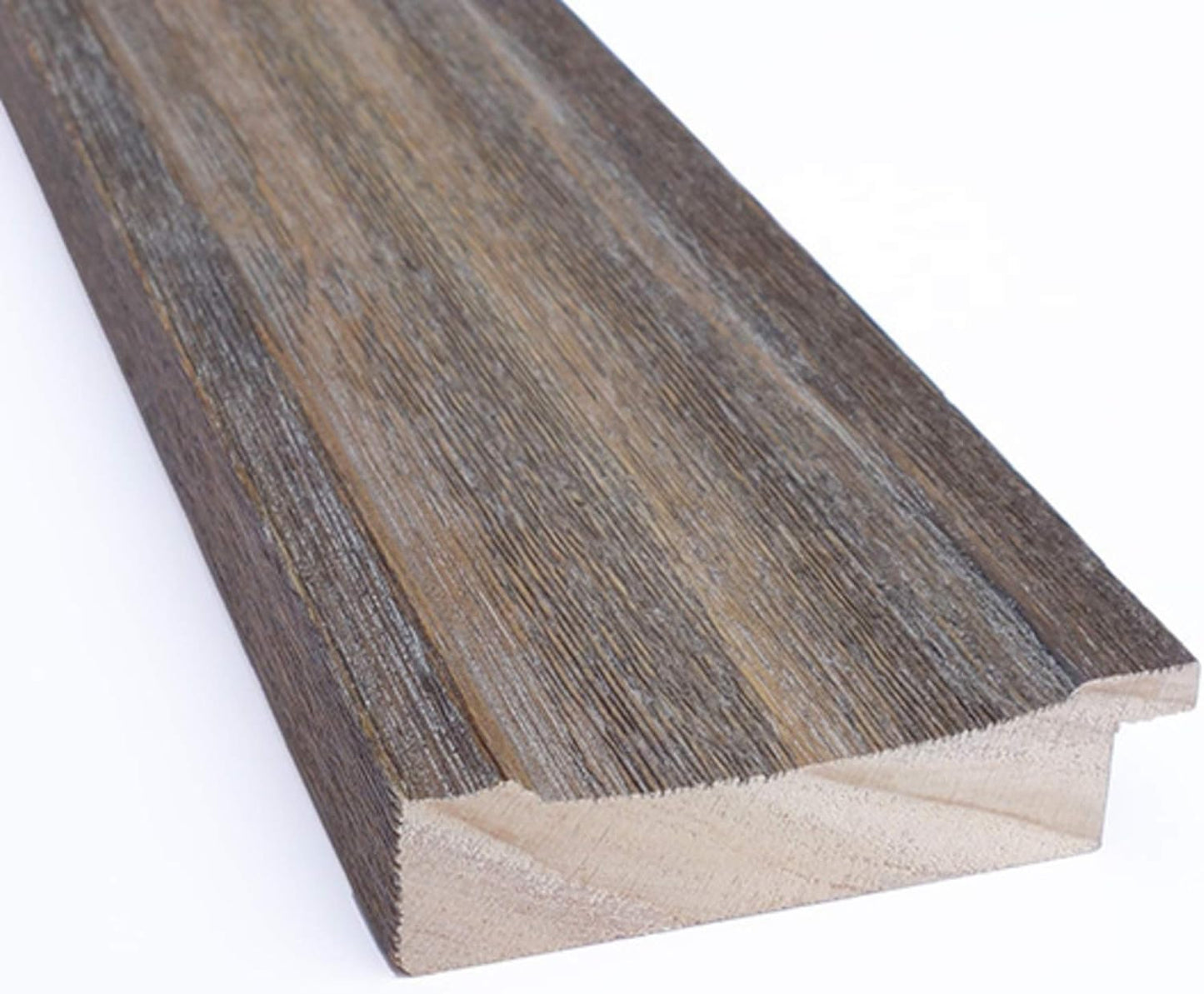 Amanti Art Grey Wall Mirror 29x23 Country Barnwood Rectangle Bathroom Mirror for Wall Decor Living Room, Medium Rustic Farmhouse Wood Frame, Hangs Horizonally and Vertically, Bathroom Decor, Beveled