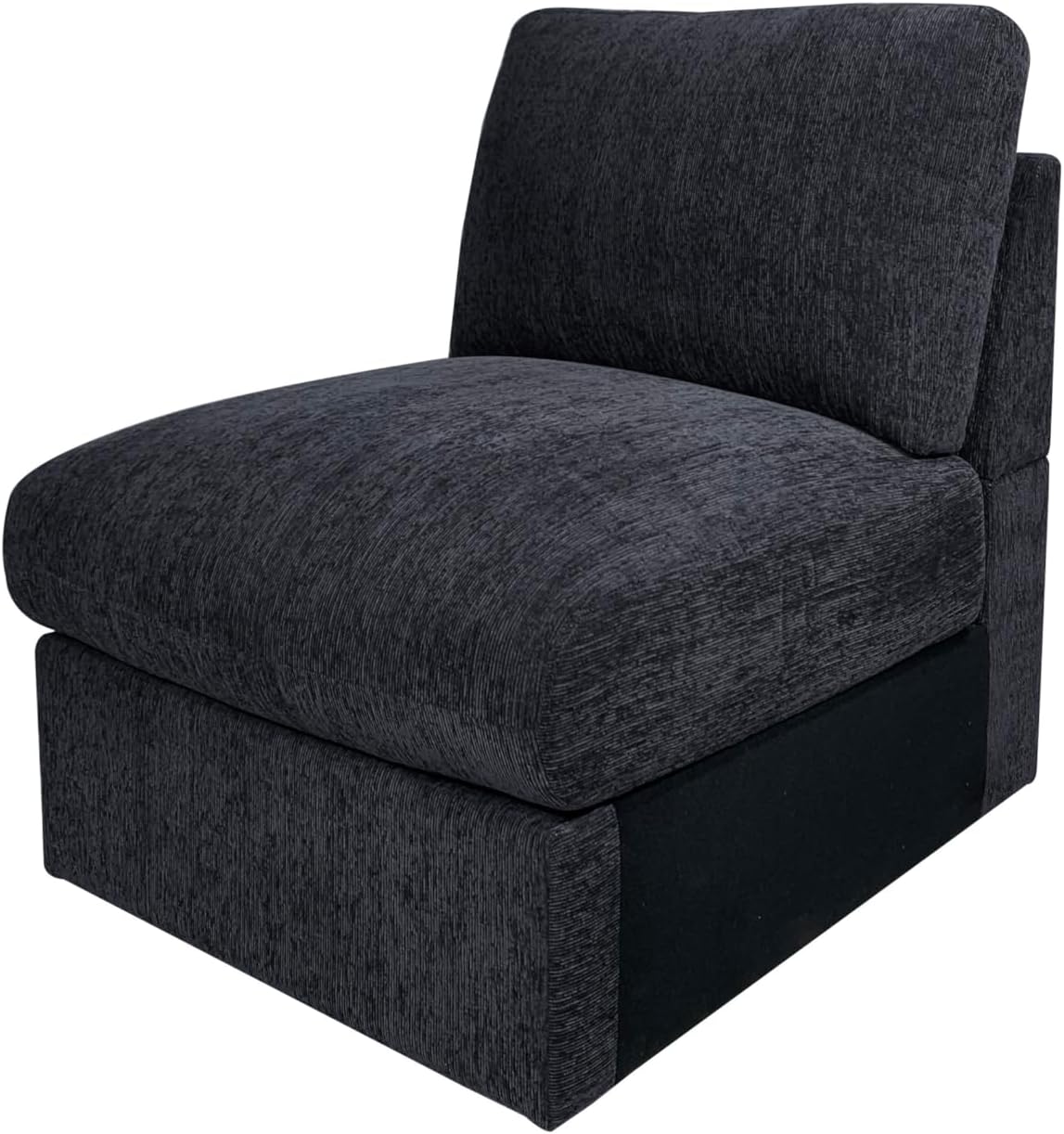 146" Convertible Sectional Sofa Couch,8 Seat Modular Living Room Furniture Sets with 2 Pillows & Movable Ottoman,Chenille Upholstered Cloud Couches,L-Shaped Comfy Sofas,for Living Room,Dark Gray