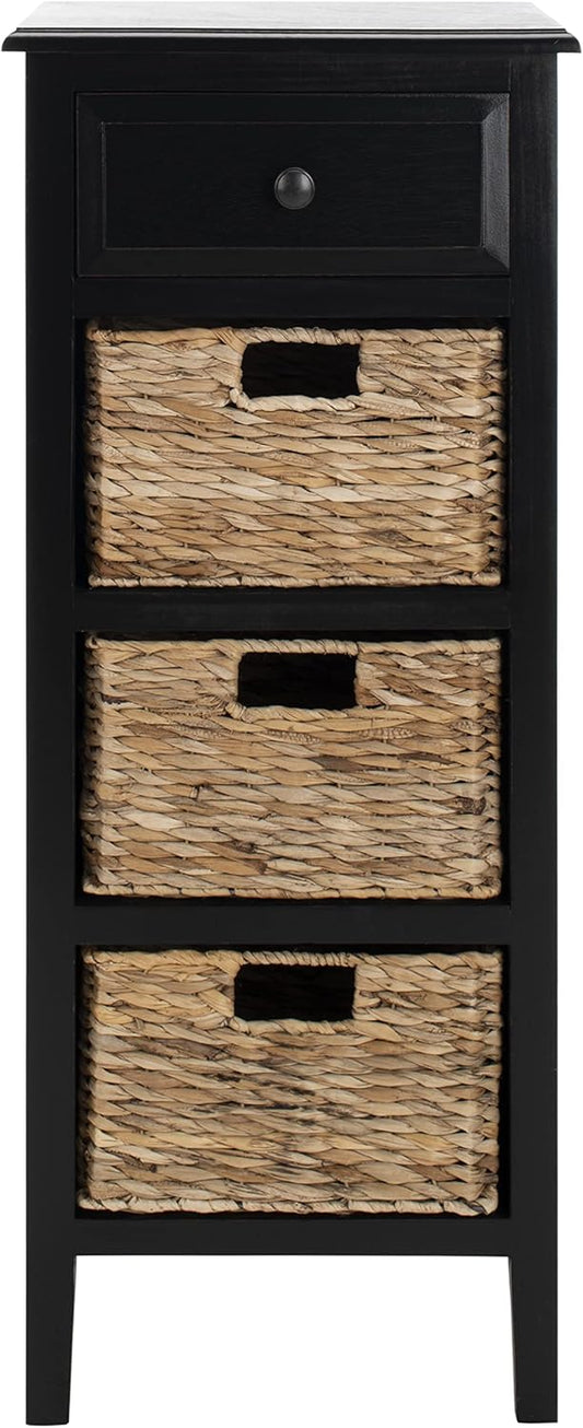 SAFAVIEH American Homes Collection Michaela Distressed Black Side Table