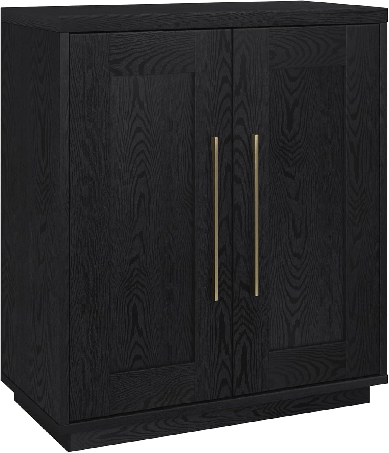 Henn&Hart Tillman Accent Cabinet, 28" Wide, Black