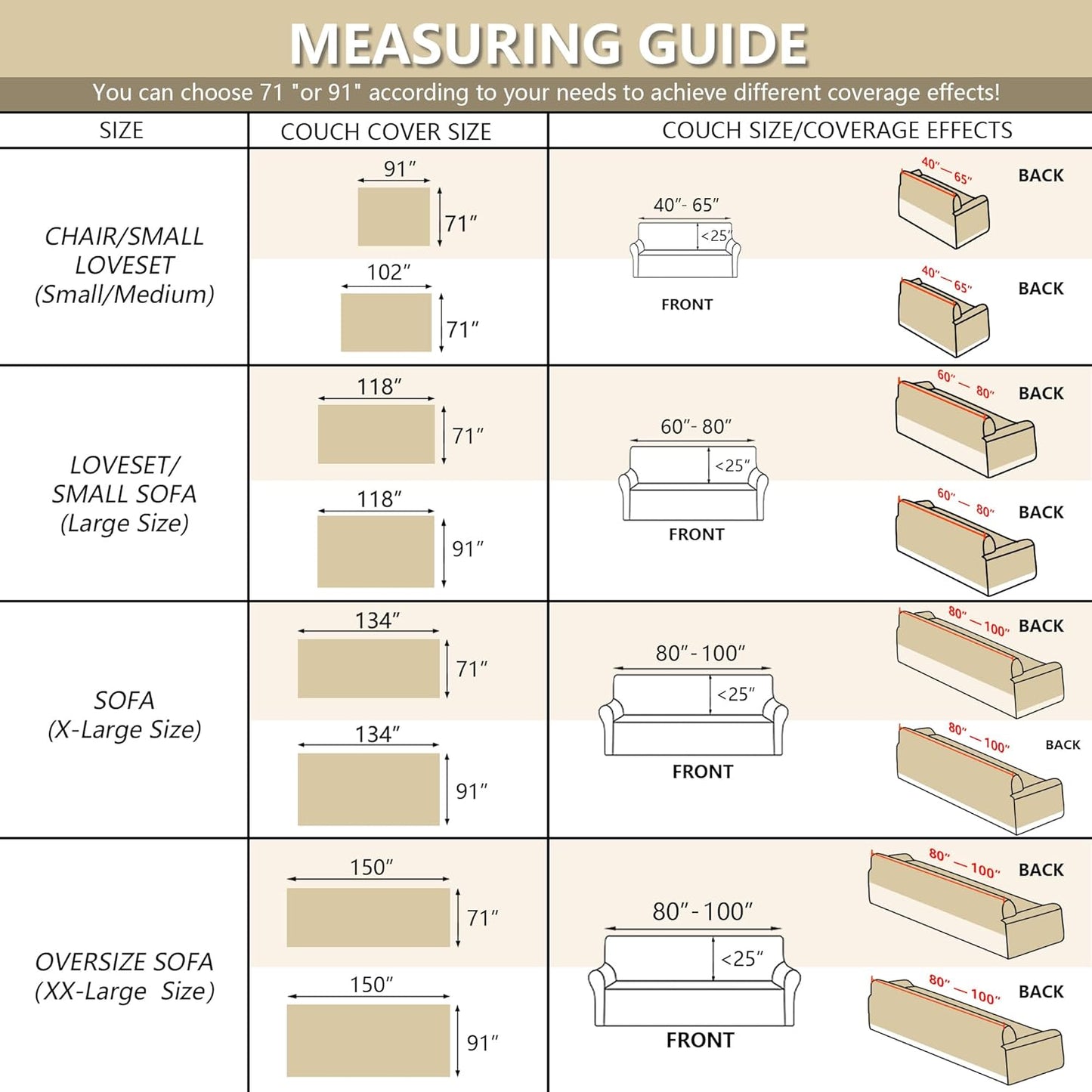 MYSKY HOME Chair Couch Covers - Sectional Couch Covers for Pet Sofa Covers - Non Slip Soft Couch Cover, Washable Furniture Protector - Slipcover with Tassel Sofa Throws, 71"x91", Navy Blue