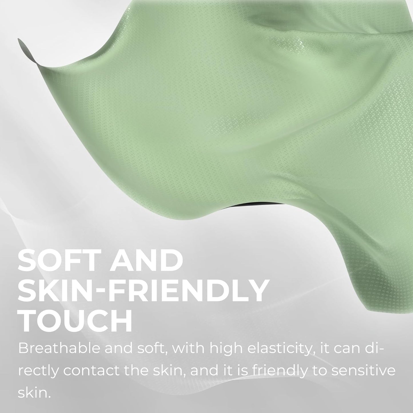 Dowinx Gaming Chair Breathable Fabric Game Chair with Gel Pad and Storage Bag, Comfortable Gamer Chair with Pocket Spring Cushion, Ergonomic Computer Chair with Footrest, Green