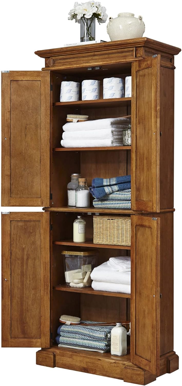 Homestyles Americana Distressed Oak Pantry, 72"H