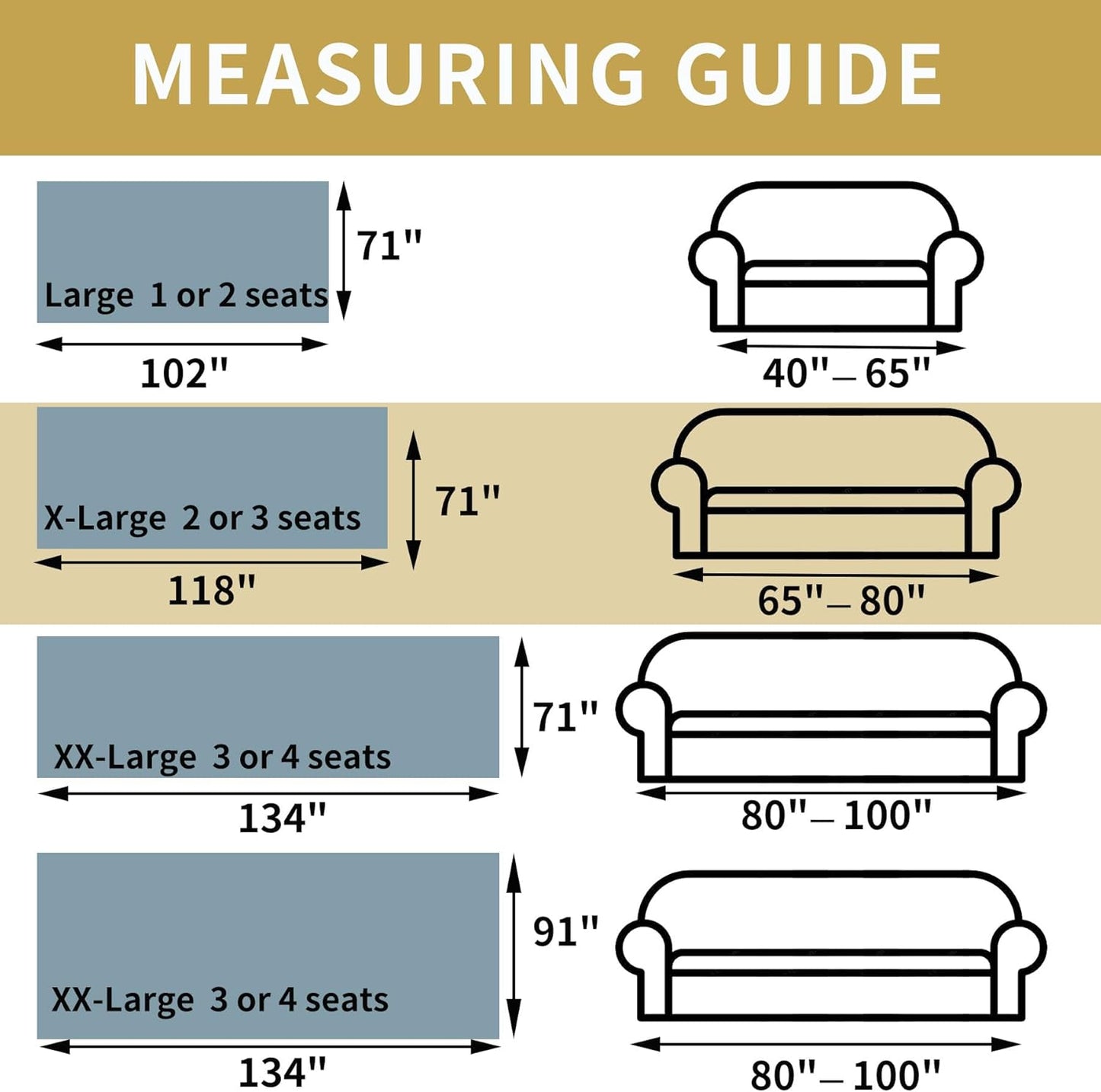 Non Slip Sofa Covers Couch Covers for 3 Cushion Couch Sofa Pet Friendly Washable Couch Cover, Soft Thick Sectional Couch Covers L Shape Furniture Protector for Kids, Dogs 71" X118"