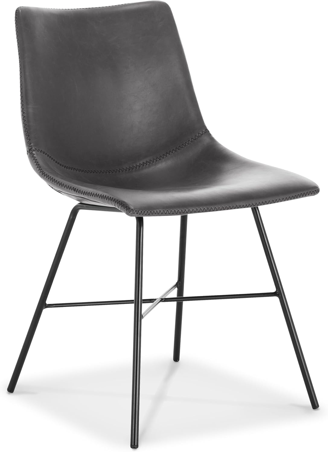 Poly and Bark Paxton Dining Chair, Set of 2 Grey