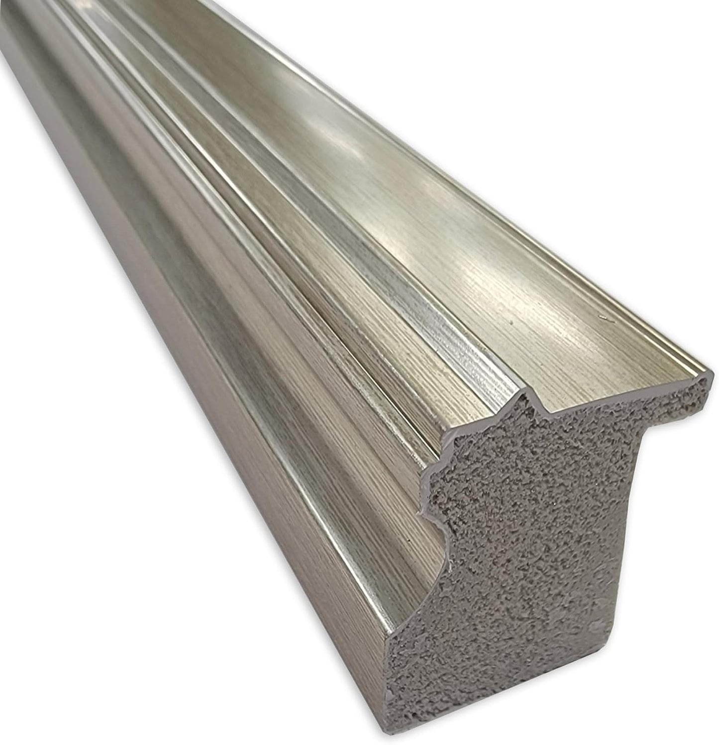 Amanti Art Silver Bathroom Mirror for Over Sink, 26x38 Florence Silver Rectangle Vanity Mirror, Large Casual Frame, Hangs Horizonally and Vertically, Bathroom Wall Decor, Beveled Edge from WI, USA