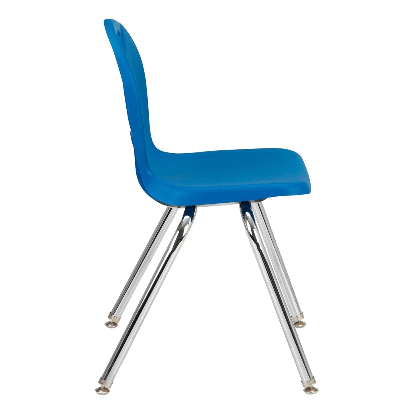 Learniture LNT-116-CSW-BB Learniture Structure Series School Chairs for Classroom, 16" Seat Height, Brilliant Blue, Pack of 4