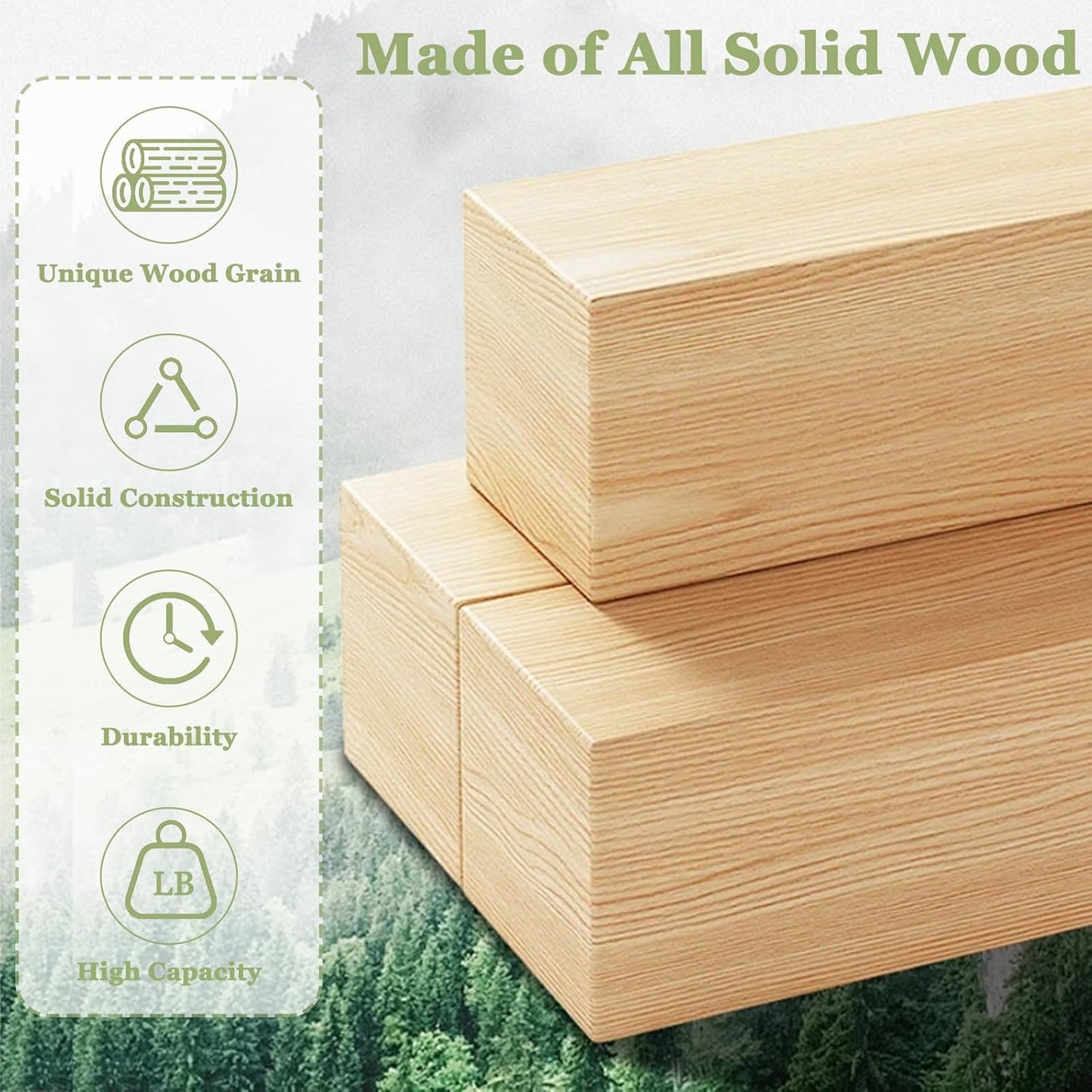 Solid Wood Long Desk 63 inch Home Office Work Desk, 2-Person Simple Writing Desk Table Computer Workstation with Storage Shelf for Living Room, Study Room, Bedroom, Walnut