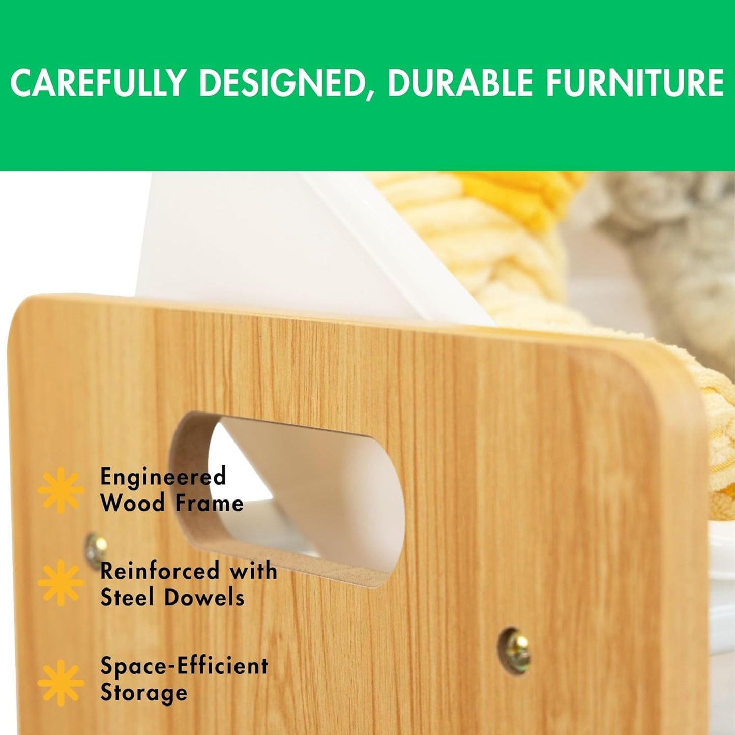 Humble Crew Extra-Large Toy Organizer with 20 Plastic Bins – Natural/White Storage Rack with 4-Tier Shelves, Anti-Tip Safety, for Kids’ Rooms, Playrooms, Nurseries & Classrooms