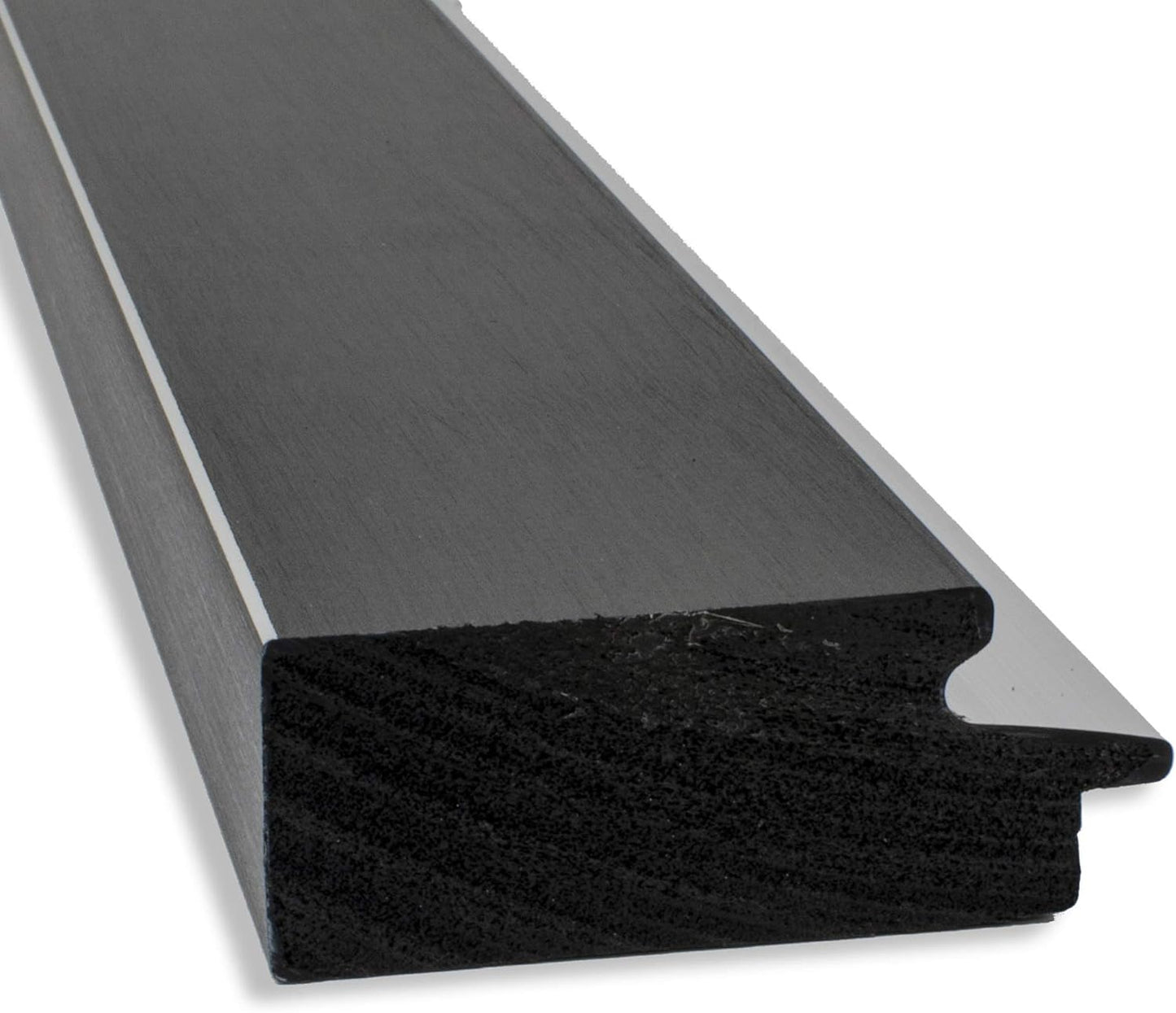 Amanti Art Black Bathroom Mirror for Over Sink, 26x22 Eva Black Silver Rectangle Vanity Mirror, Small Modern Contemporary Frame, Hangs Horizonally and Vertically, Bathroom Wall Decor, Beveled Edge