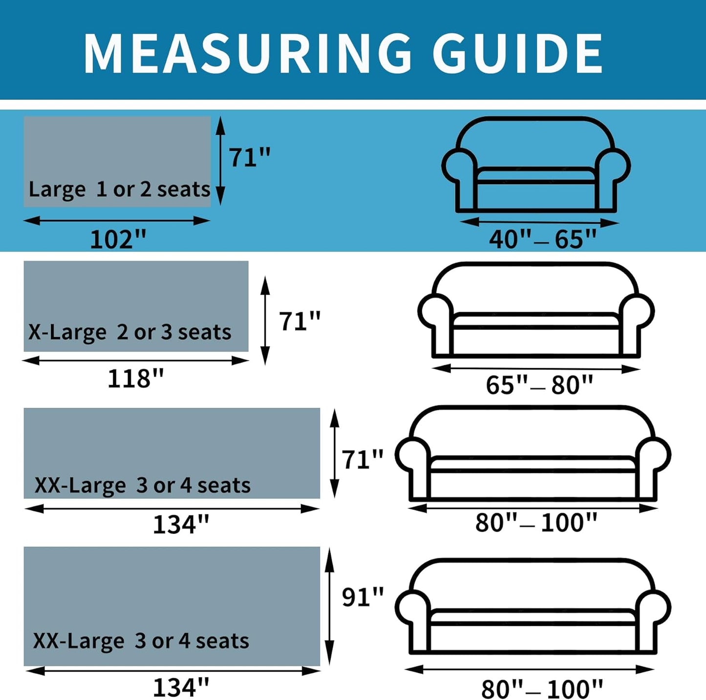 HAOMAIJIA Boho Sofa Covers Couch Covers for 2 Cushion Couch Sofa Pet Friendly Soft Thick Non Slip Couch Cover for Dogs Washable Sectional Couch Covers L Shape Furniture Protecto (XF-Black, 71"x102")