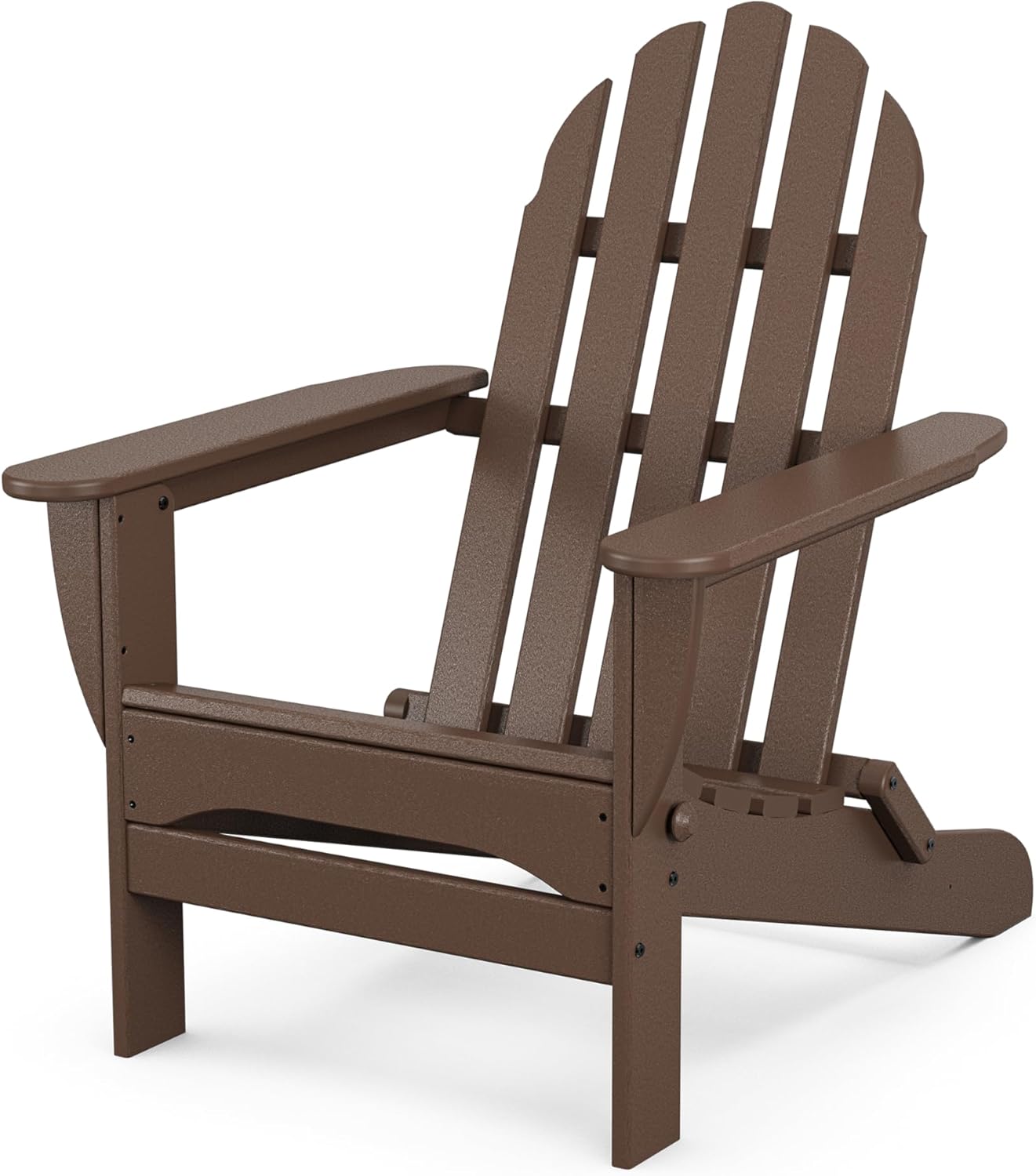 POLYWOOD AD5030MA Classic Folding Adirondack Chair, 35.00" x 29" x 35.00", Mahogany