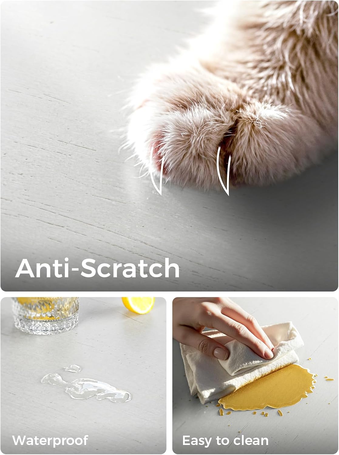 Casaottima 4-Tier Open Bookshelf and Bookcase, Floor Standing Display Storage Shelves for Living Room, Tall Book Shelf for Bedroom, Home Office, Dining Room, White