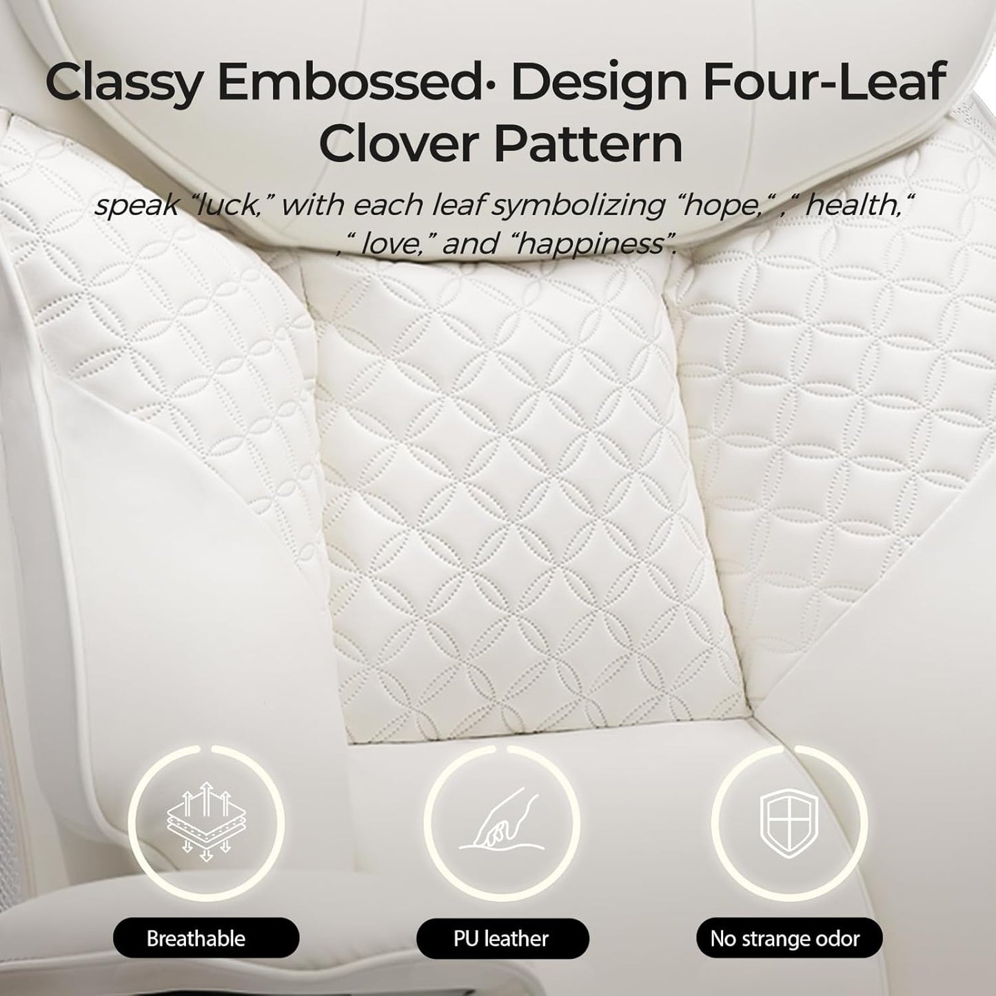 GTRACING Big and Tall Office Chair 400LBS Wide Ergonomic Gaming Chair with Deluxe Embossing Designed Leather with Foot Rest,150°Reclining Adjustable Soft Armrests Pocket Spring Back Support and Pillow