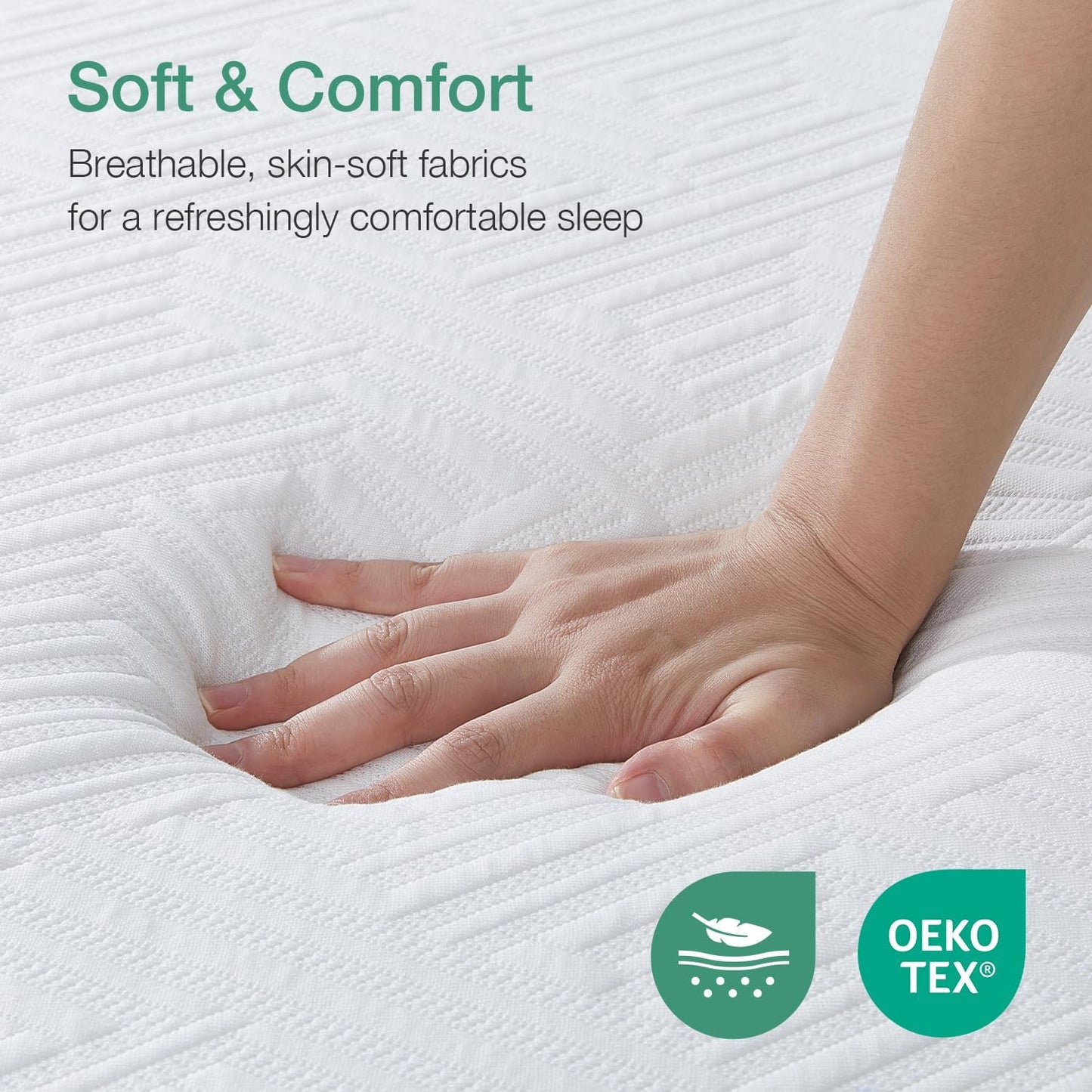 Novilla Queen Mattress,10 Inch Gel Memory Foam Mattress for Suppotive &Pressure Relieving, Medium Firm Feel in a Box,Bliss