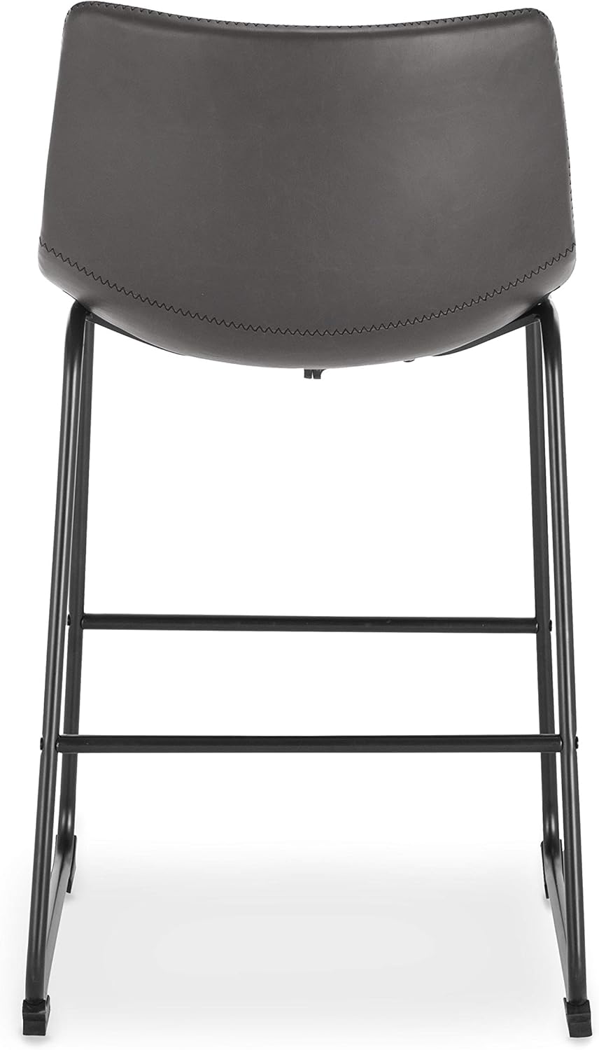 EdgeMod Brinley Counter Stool in Grey (Set of 3)