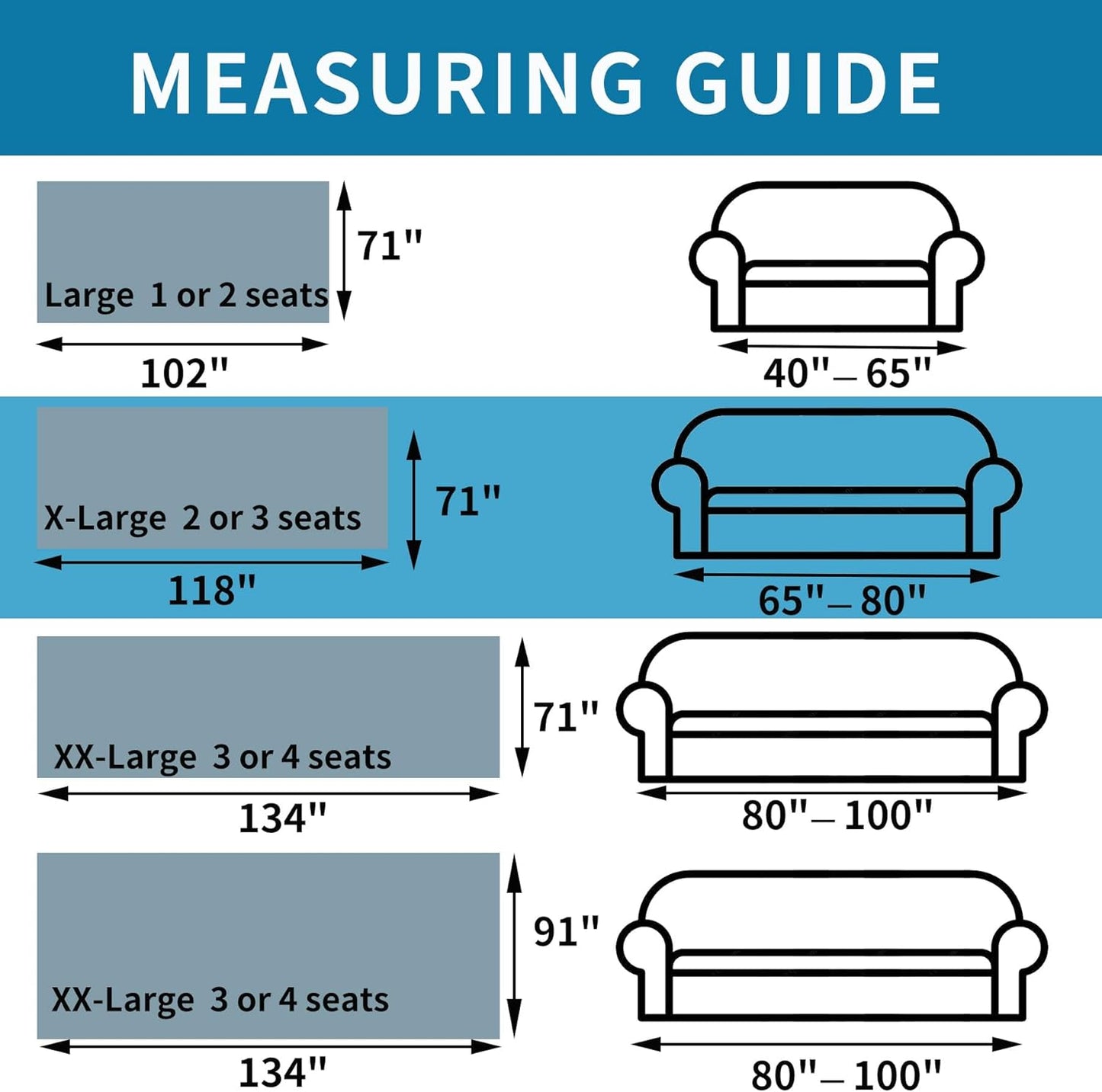 HAOMAIJIA Boho Sofa Covers Couch Covers for 3 Cushion Couch Sofa Pet Friendly Soft Thick Non Slip Couch Cover for Dogs Washable Sectional Couch Covers L Shape Furniture Protecto (XF-Grey, 71"x118")