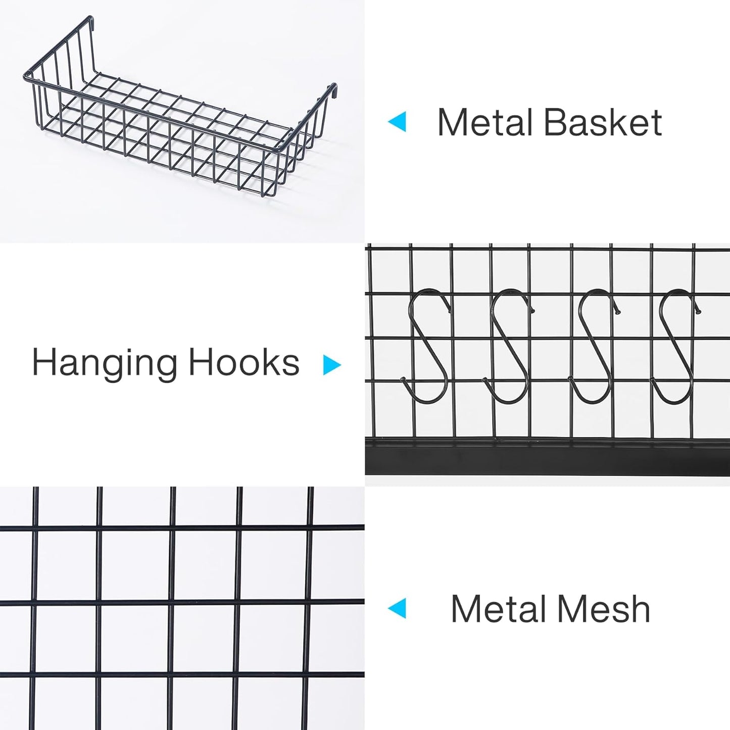 Tribesigns 55" Large Computer Desk with Wireless Charging 5 Storage Shelves, Office Desk Study Table Writing Desk Workstation with Hutch Bookshelf for Home Office (All Black)