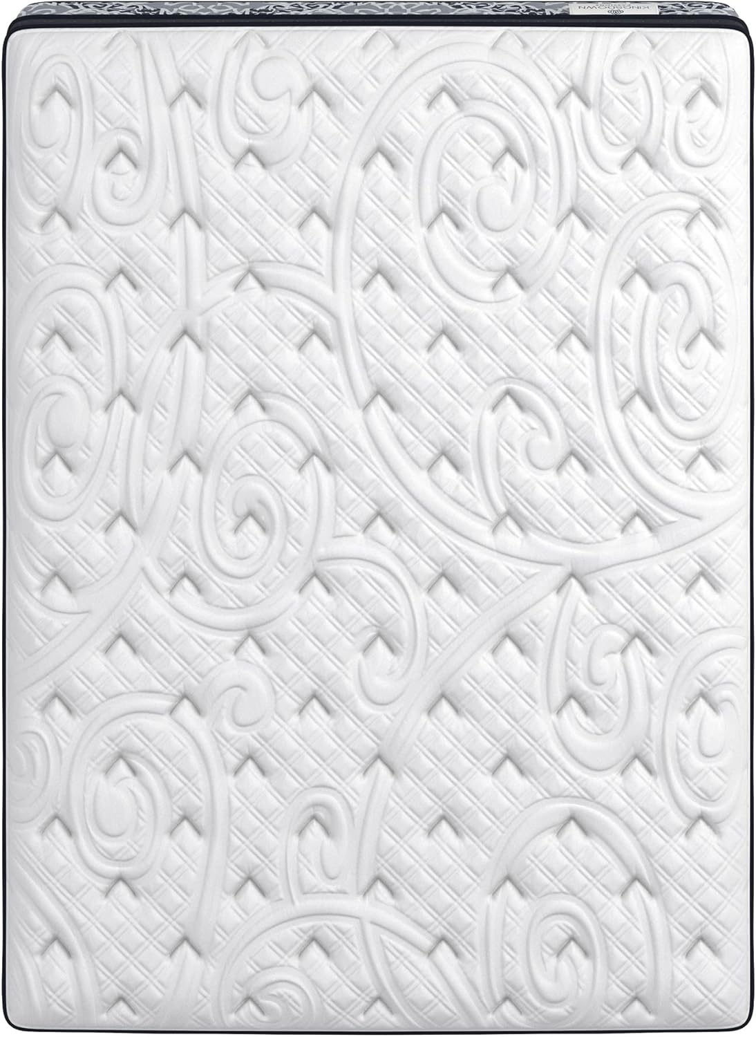 Kingsdown Passions Kelbrooke 16" Plush Euro Pillow Top Hybrid Mattress Queen, Cool Gel Memory Foam Layer Motion Isolation Quilted Top Premium Mattress