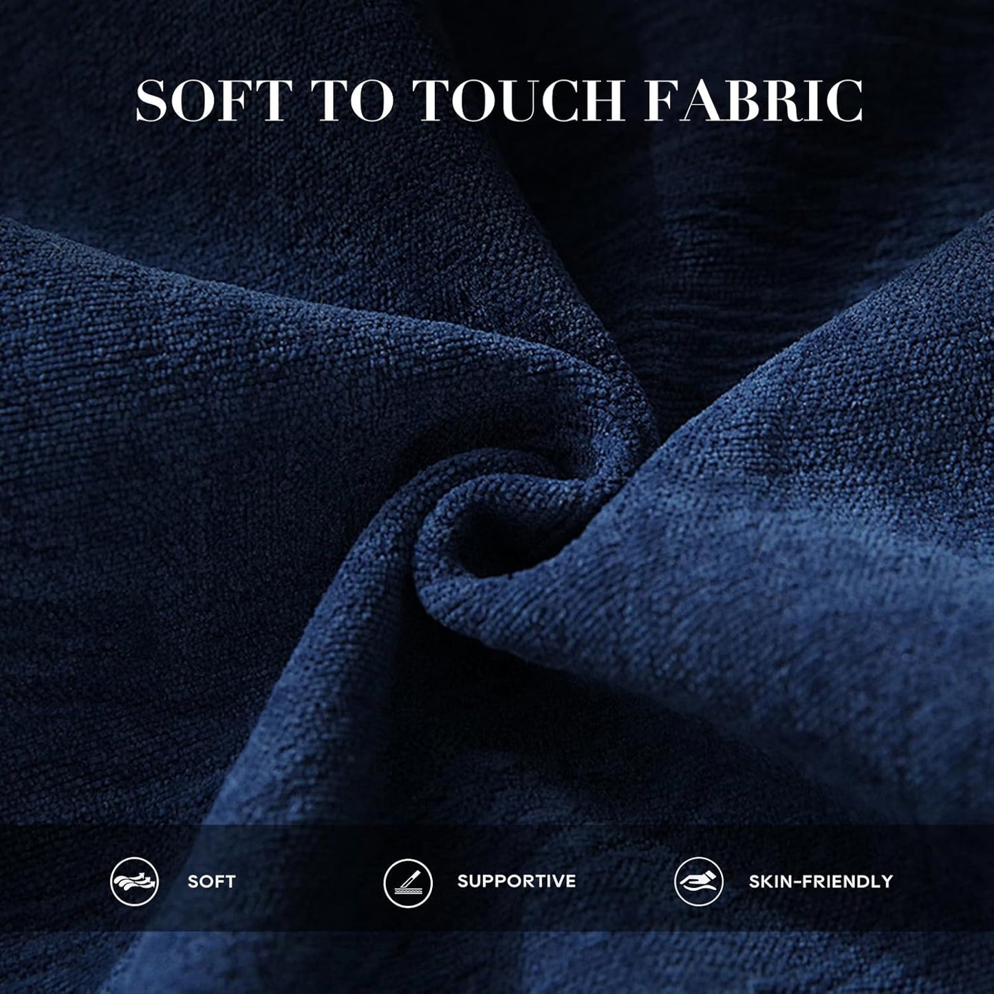 Swivel Accent Chair Set of 2, 34 Inches Wide Upholstered Arm Chair with Plump Back Pillow, Modern Sofa Living Room Chair for Bedroom, Corner, Reading Nook-Blue