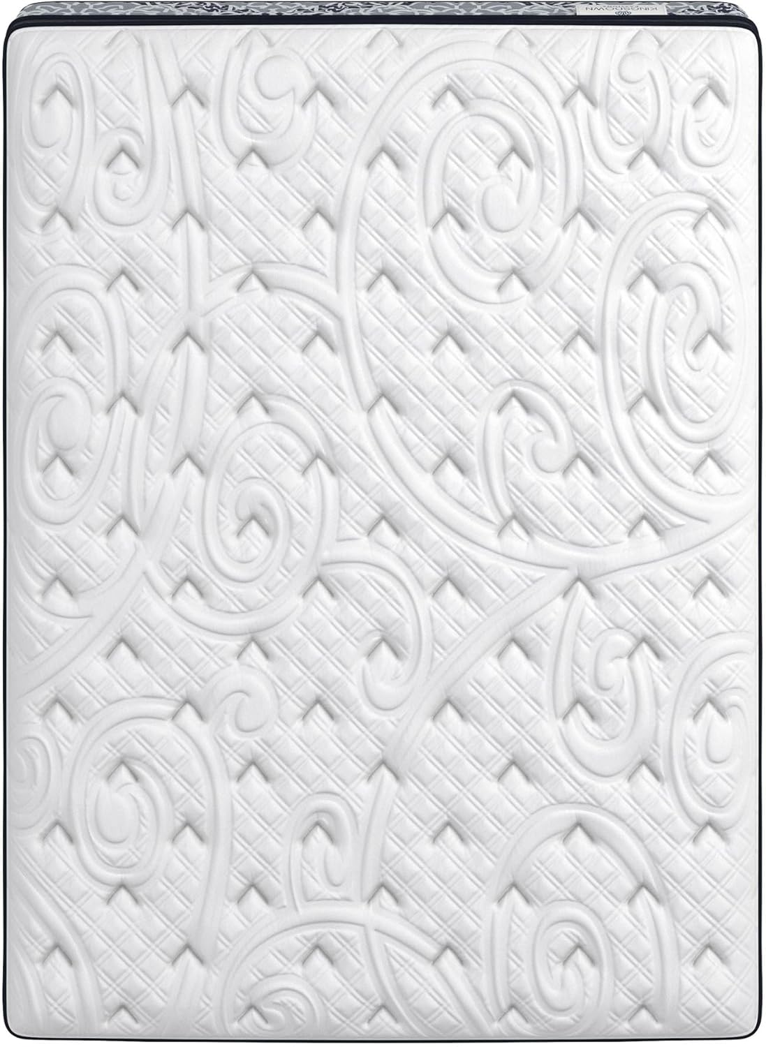 Kingsdown Cushion Firm Euro Pillow Top Hybrid Queen Mattress Cooling Gel Memory Foam Layer Multi-Layered Motion Isolation Cool Sleep Quilted Top Luxury Mattresses, 15-inch, Passions Engleson