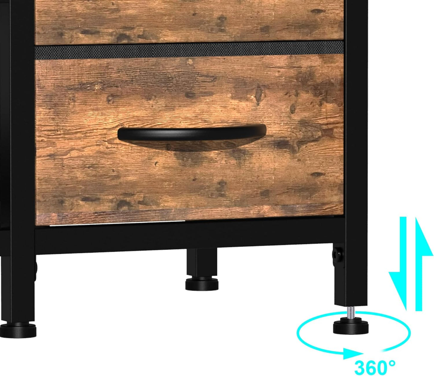 EXOTICA 3-Tier Shoe Storage Bench Industrial Entryway Shoe Rack with 4 Drawers and Seating Shoe Shelf Storage Cabinet for Hallway Front Door Doorway Living Room Mudroom Steel Frame