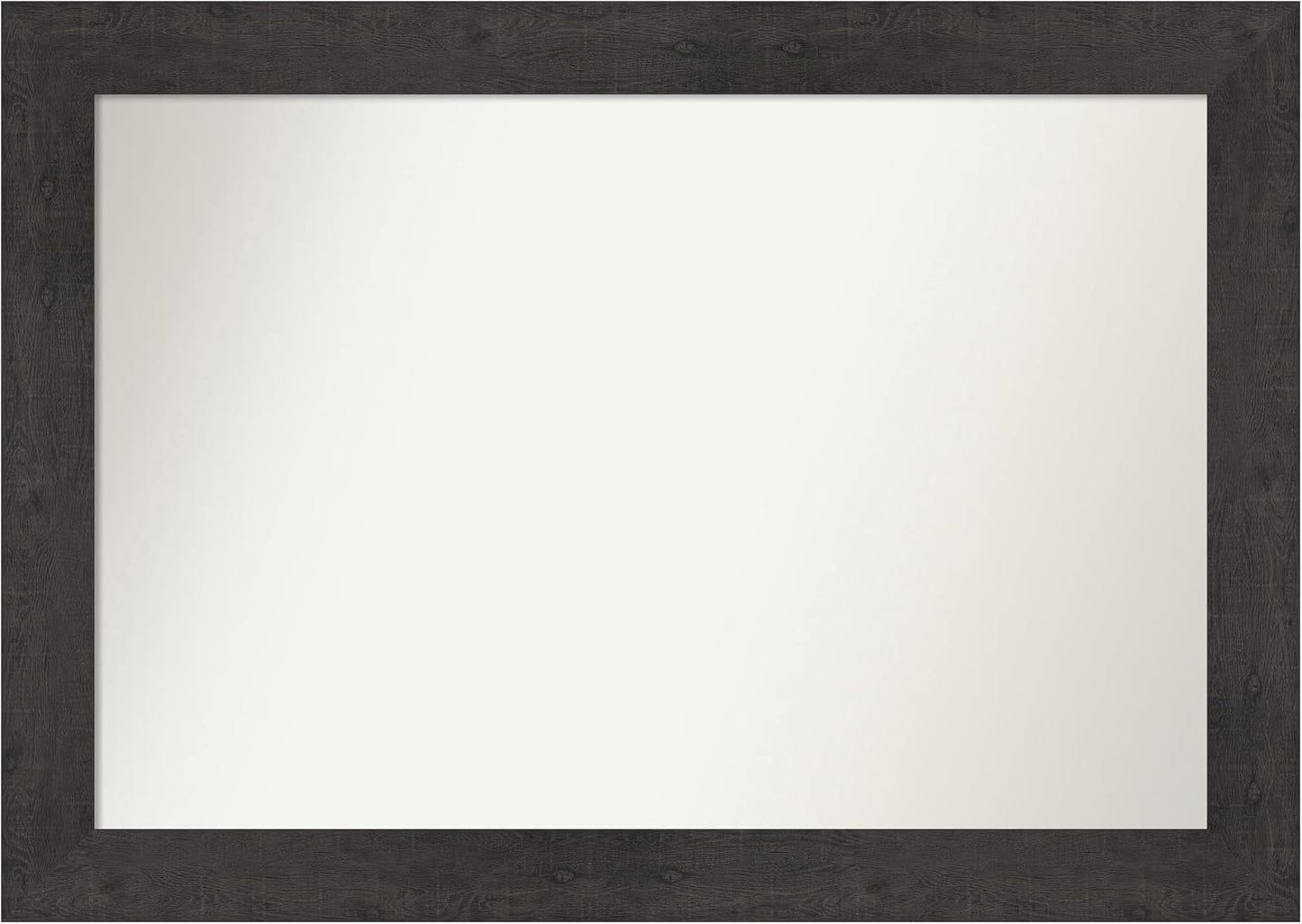 Amanti Art White Bathroom Mirror for Over Sink, 30x42 Ridge White Rectangle Vanity Mirror, Large Traditional Frame, Hangs Horizonally and Vertically, Bathroom Wall Decor, Non-Beveled Edge from WI, USA