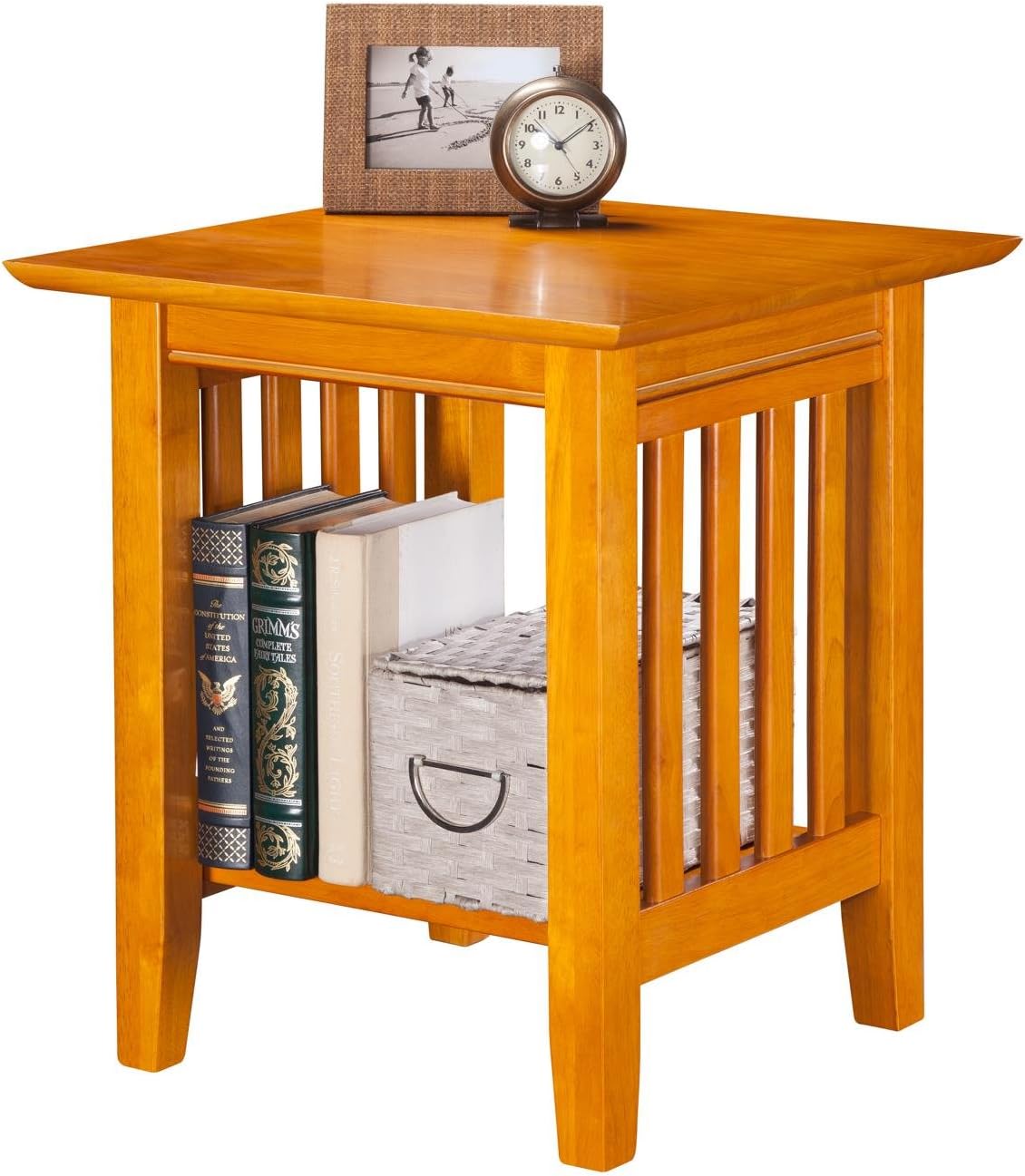 AFI, Mission End Table, Walnut