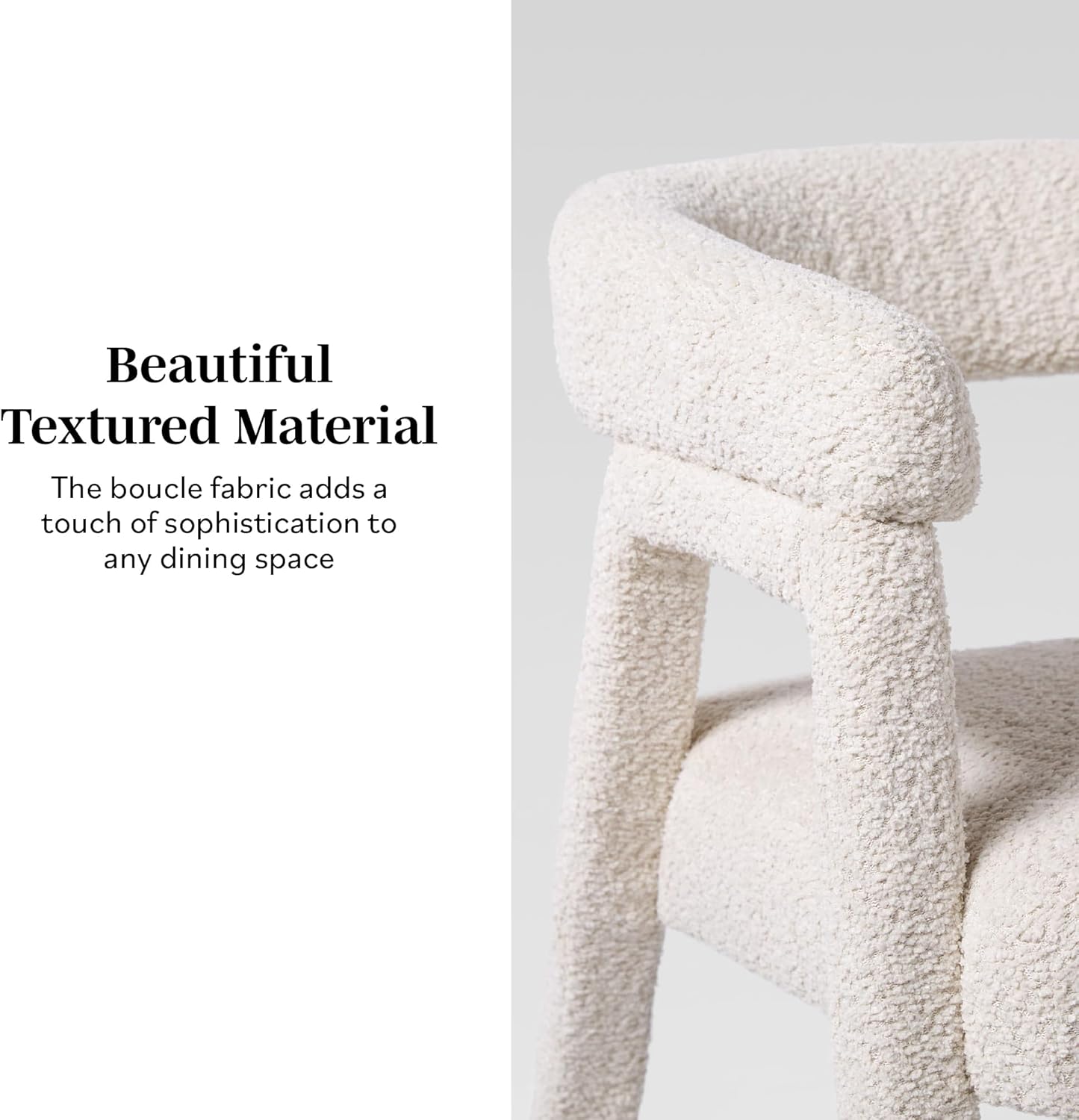 Walker Edison Ezra Modern Solid Wood Rounded Back Dining Chair - Natural (Set of 2)