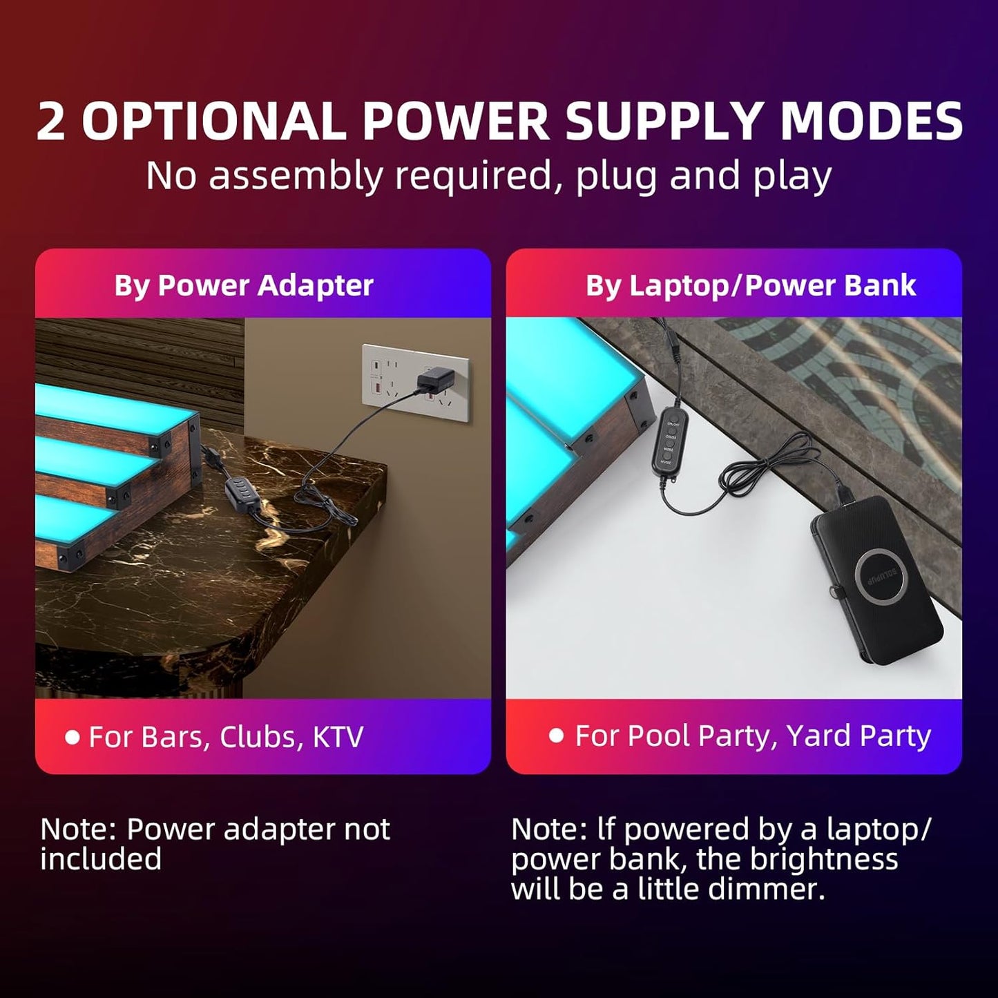 2 Pack 16 Inch LED Lighted Liquor Bottle Display Shelf, 3 Tier LED Bar Shelves, RGB Acrylic Bar Shelf with RF & App Control, 7 Colors, Music Sync& 1-4H Timming, Wine Rack Stand for Bar, KTV, Party