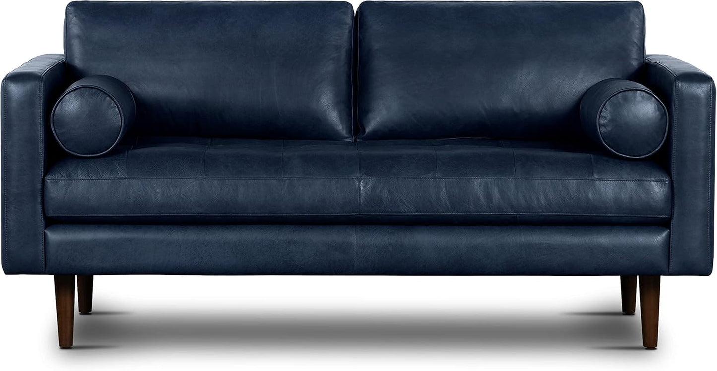 POLY & BARK Napa Furniture, 72 inches, Midnight Blue