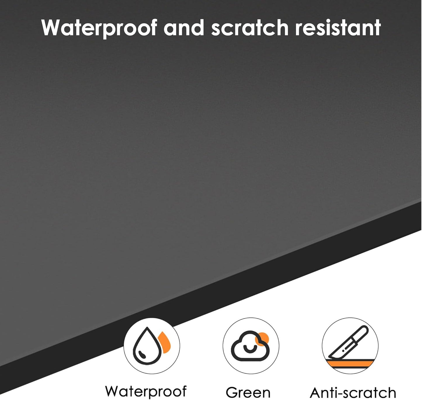 Need Computer Desk, 47 inch Home Office Desk, Modern Simple Style Home Office Gaming Desk, Basic Writing Table for Study Student, Black Metal Frame, Black