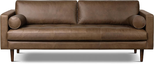 POLY & BARK Napa Furniture, 88.5 inches, Cocoa Brown