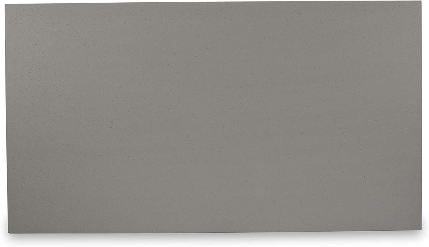 East West Furniture V097VE005-5 5 Piece Kitchen Table Set for 4 Includes a Rectangle Dining Room Table with V-Legs and 4 Grey Linen Fabric Parsons Dining Chairs, 40x72 Inch, Multi-Color