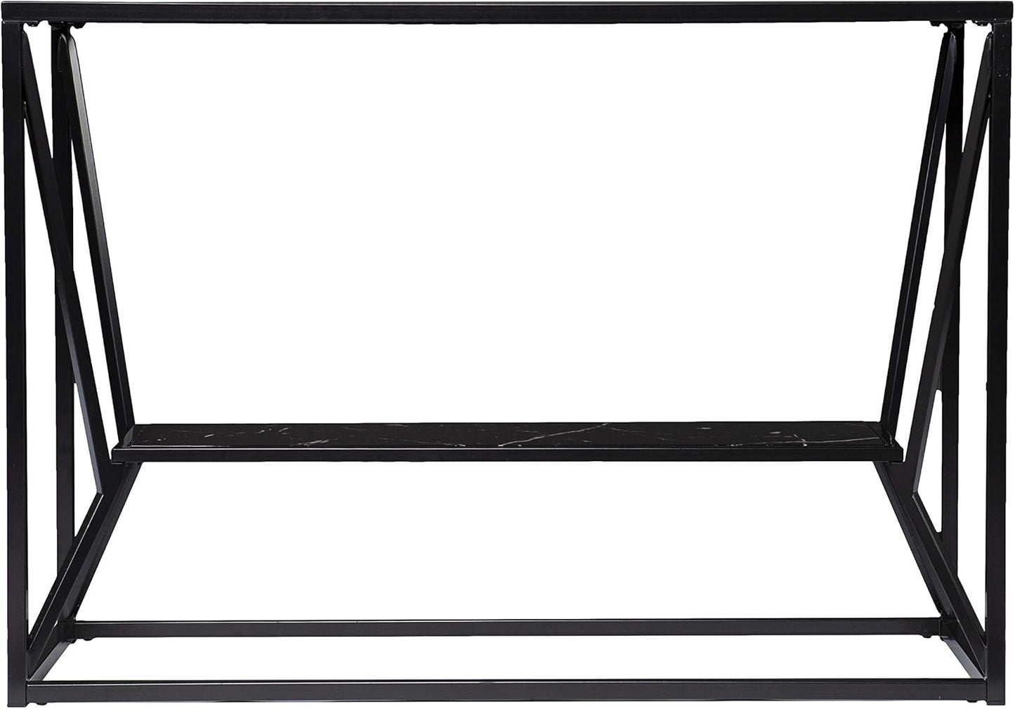 SEI Furniture Argall Console Table, Black