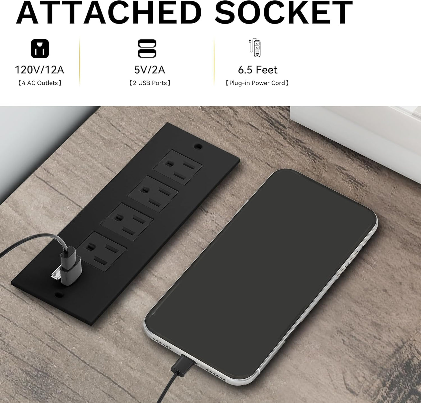 DWVO Farmhouse TV Stand for 75/80 Inches TVs, Entertainment Centers Furniture 30" Tall, TV Consoles with Storage Drawers & Power Outlet, Rustic TV Stands for Living Room, Washed Grey