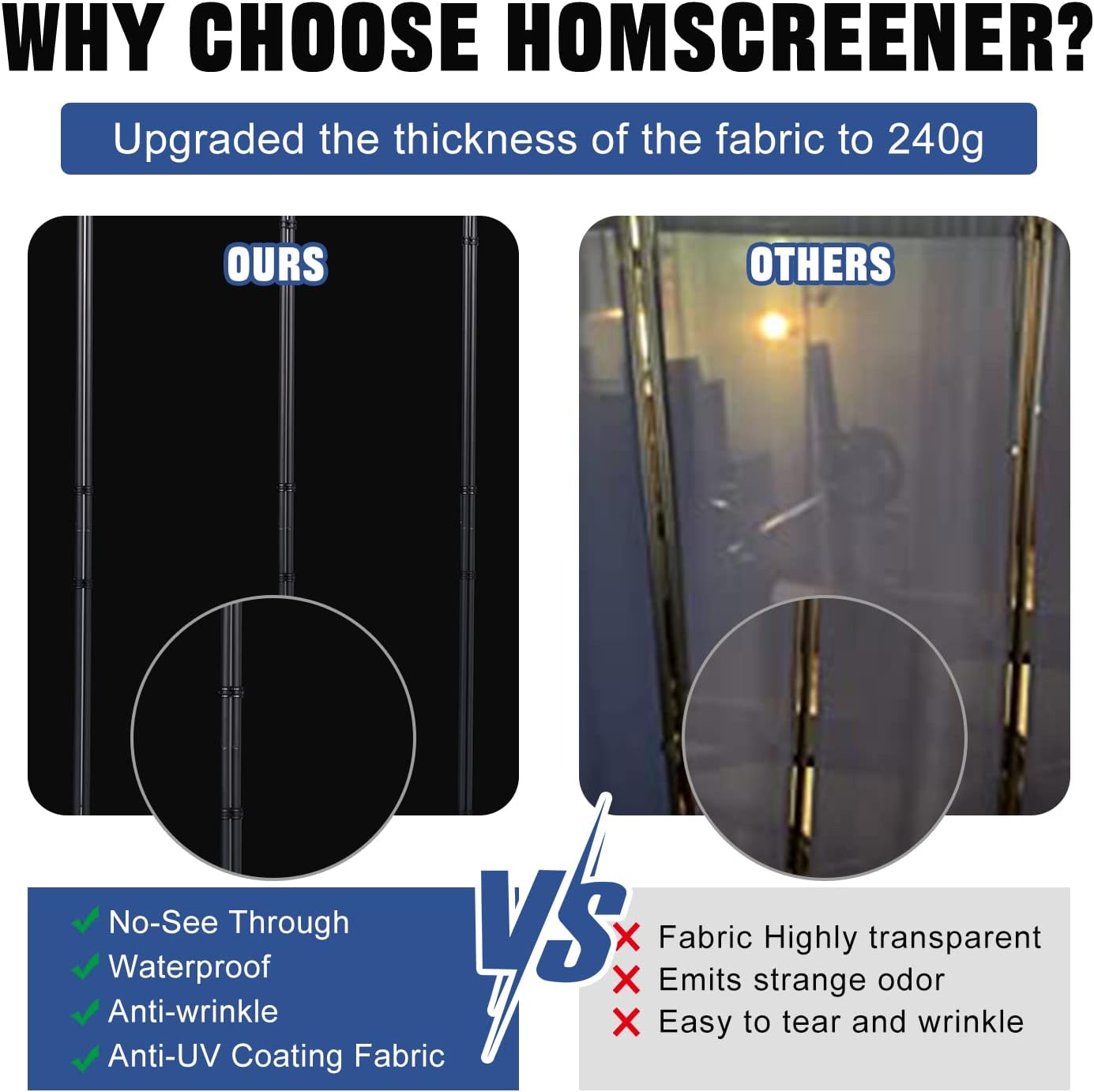 Room Divider 6FT Portable Room Dividers and Folding Privacy Screens, 176'' W Fabric Divider for Room Separation, 8 Panel Partition Room Dividers Freestanding Wall Divider Screen for Dorm Studio Office