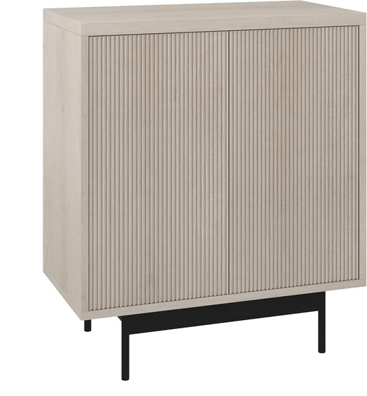 Henn&Hart Whitman Accent Cabinet, 28" Wide, White