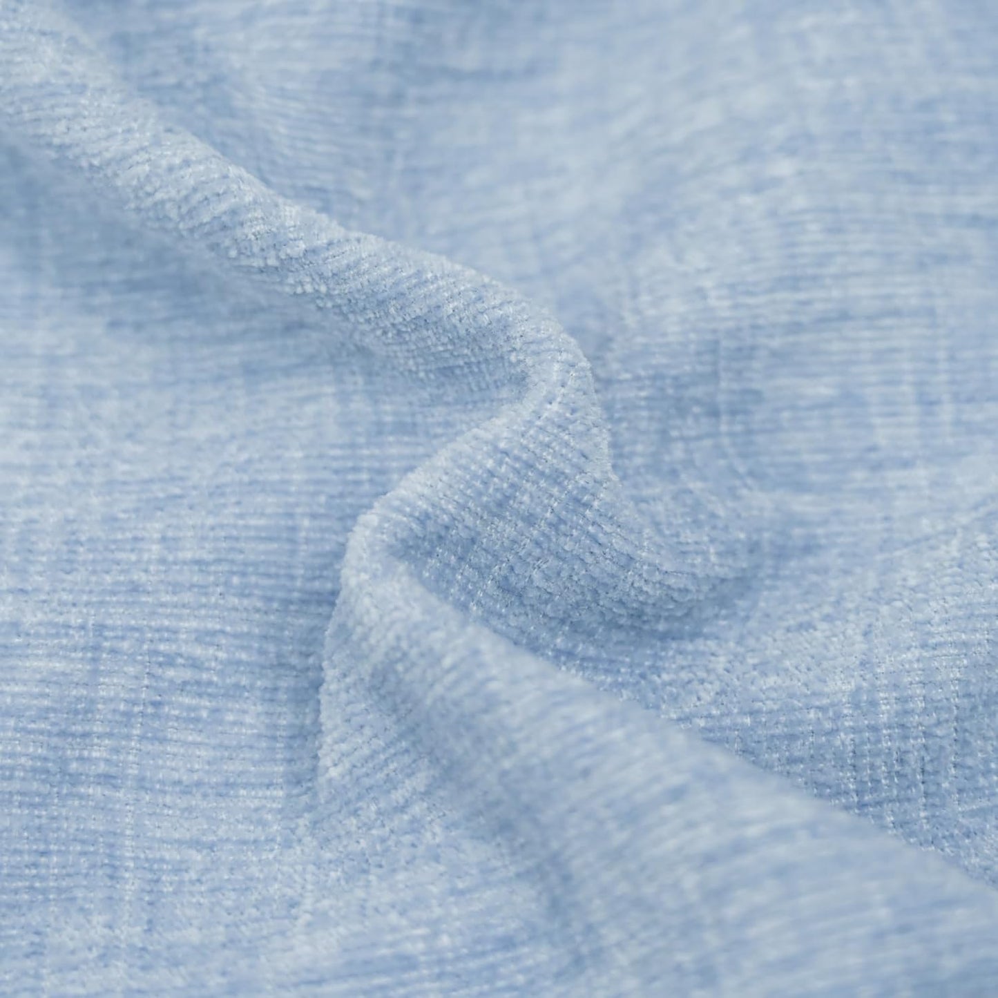 CaliTime Throw Pillow Covers Decorative 26 X 26 Inches Pack of 2 Cozy Chenille Cushion Cases for Couch Sofa Bed Living Room Home Baby Blue