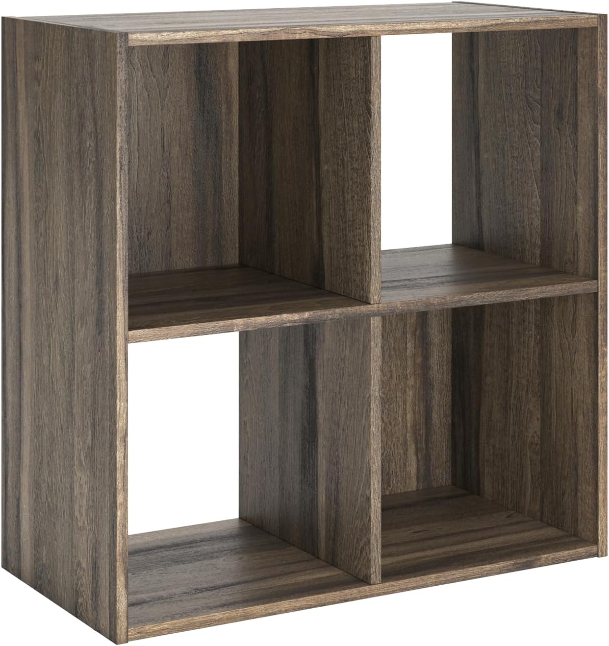 Signature Design by Ashley Shallifer 4 Cube Storage Organizer or Bookcase, Brown