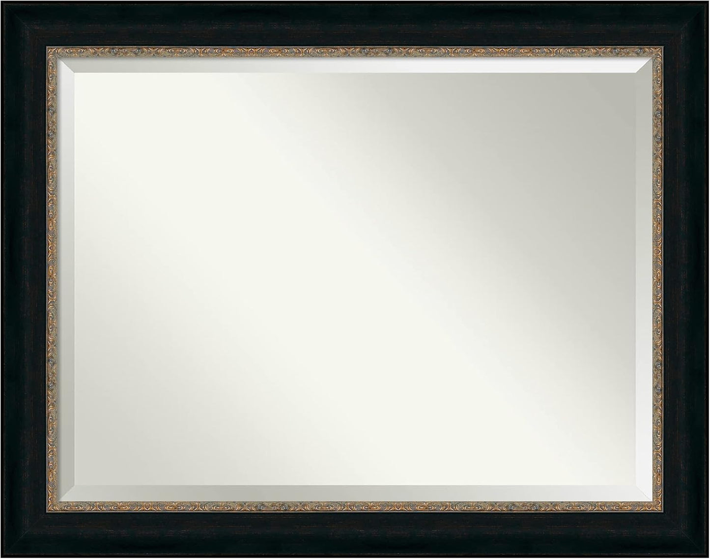 Amanti Art Bronze Bathroom Mirror for Over Sink, 37x47 Paragon Bronze Rectangle Vanity Mirror, X-Large Traditional Frame, Hangs Horizonally and Vertically, Bathroom Wall Decor, Beveled Edge