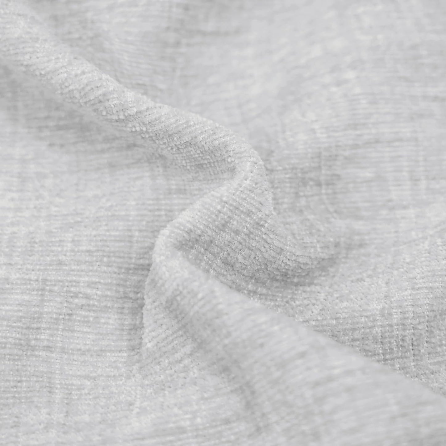 CaliTime Throw Pillow Covers Decorative 12 X 20 Inches Pack of 2 Cozy Chenille Cushion Cases for Couch Sofa Bed Living Room Home Moonbeam Gray