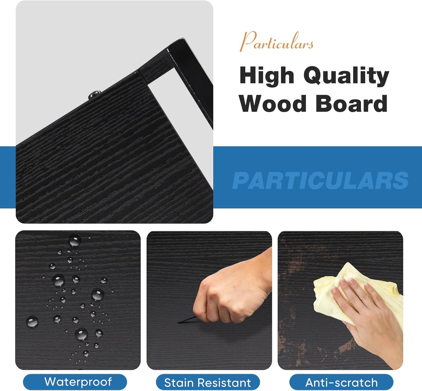 DUMOS 5 Tier Book Shelf Tall Modern Bookcase Set of 2 for Books, CDs, Movies, Storage and Organization Bookshelf Industrial Home Decor for Bedroom Office Kitchen Living Room, Black