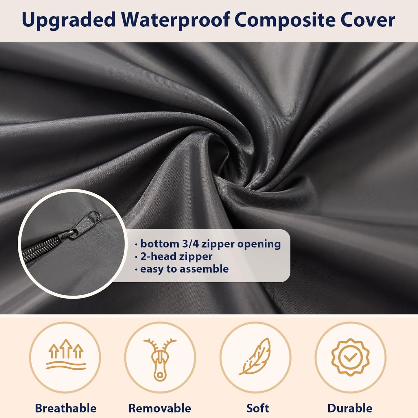 Bean Bag Covers Only, Fluffy Stuffed Beanbag Chair Covers No Filler, Washable Bean Bags Cover for Adults, Stuffed Animal Bean Bag Anti-Slip, 5FT, Blue