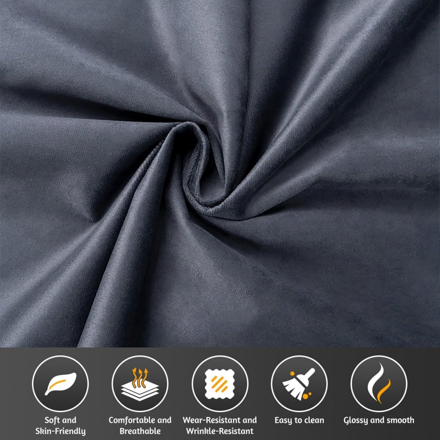 KEIKI 89" W 3-in-1 Pull-Out Convertible Chesterfield Sofa Bed, King Size Velvet Tufted Couch with Movable Ottoman, Chaise Lounge, 3-Seater for Living Room, Bedroom, Office, Gray