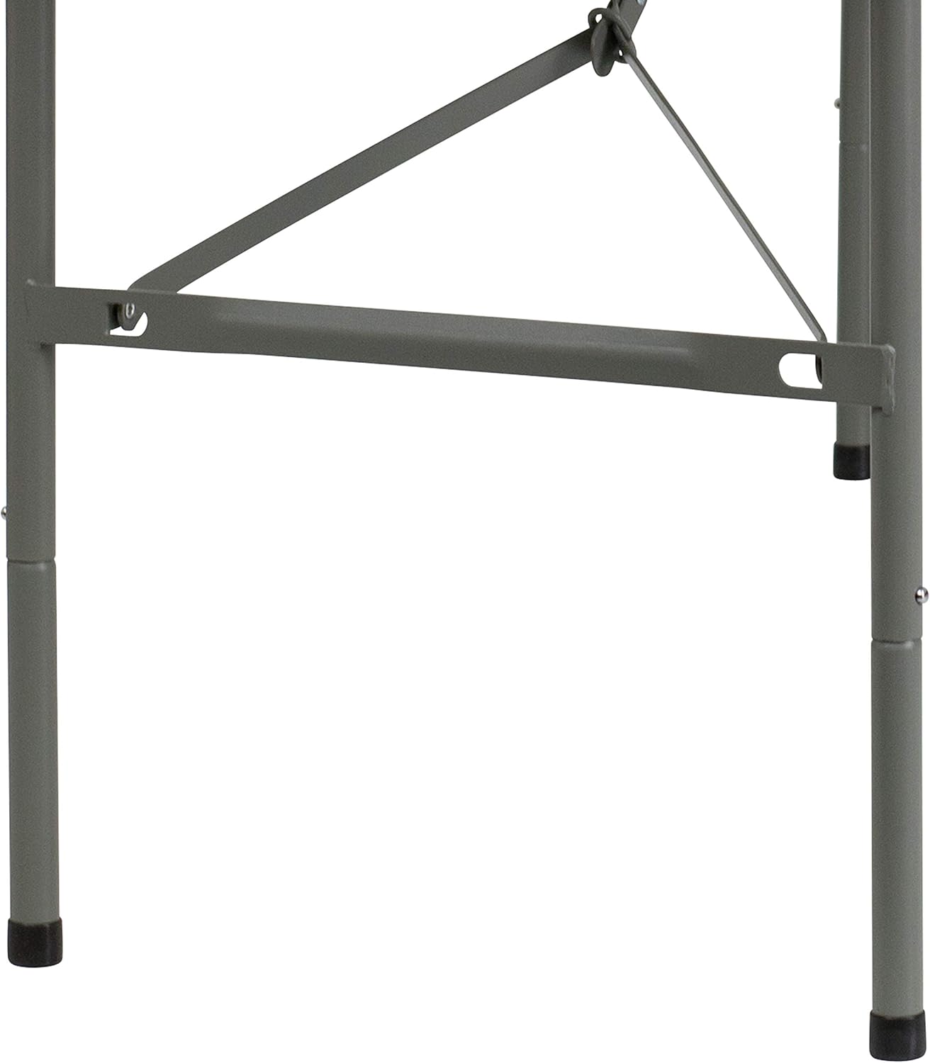 Flash Furniture Elon Commercial Grade 5-Foot Bi-Fold Granite White Plastic Folding Table