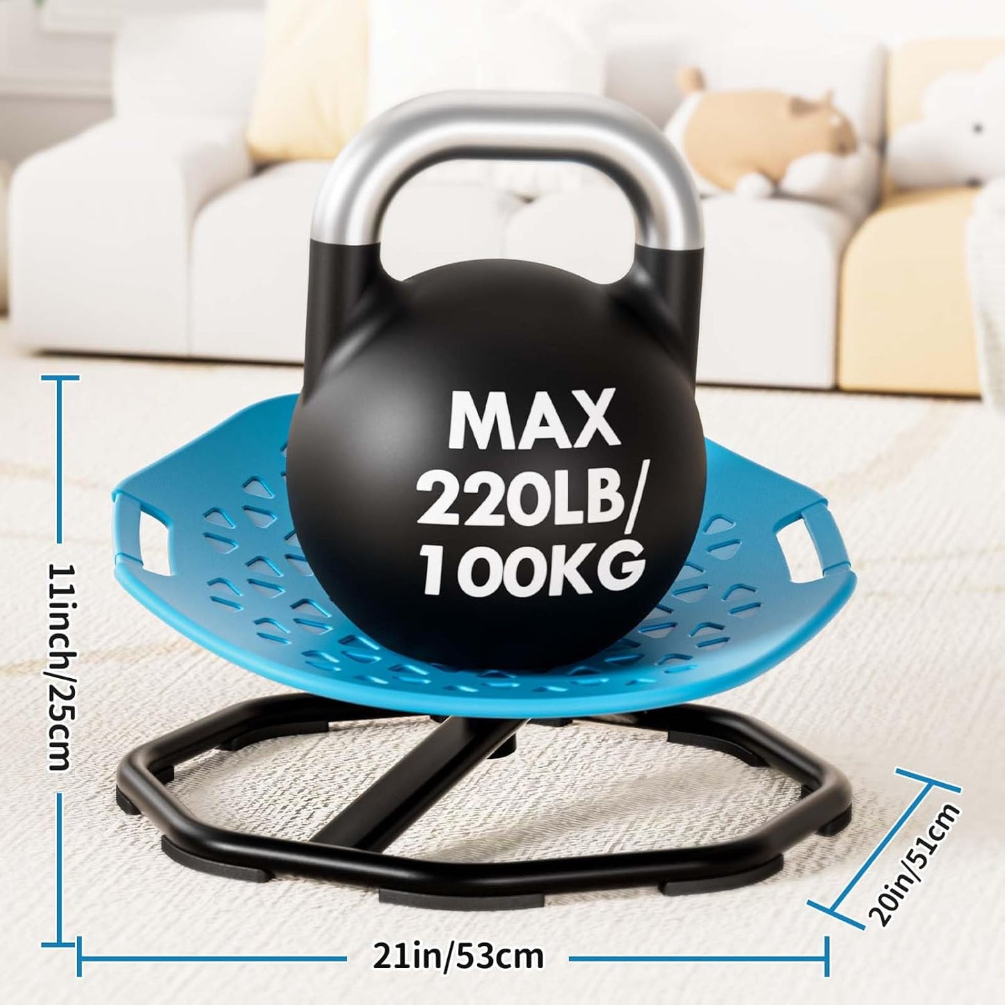 KidBloom Spinning Chair for Autistic Kids, Upgrade Handle Sensory Chair, Autism & ADHD Chair, Kid's Furniture, Autism Sensory Products for Kids